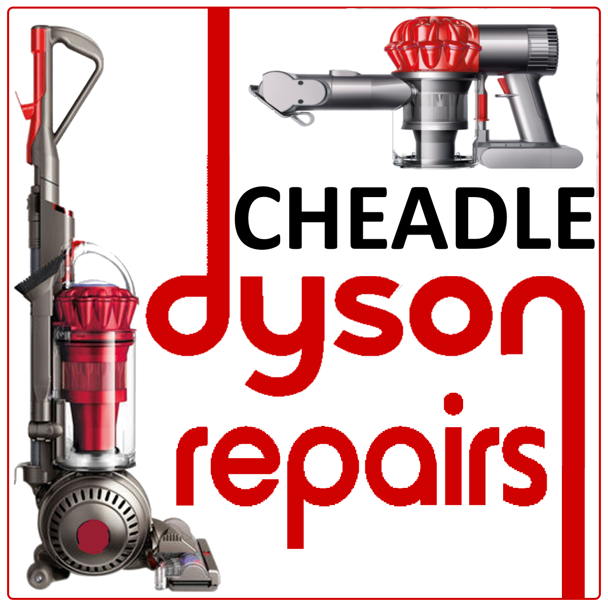 Dyson repairs Cheadle logo