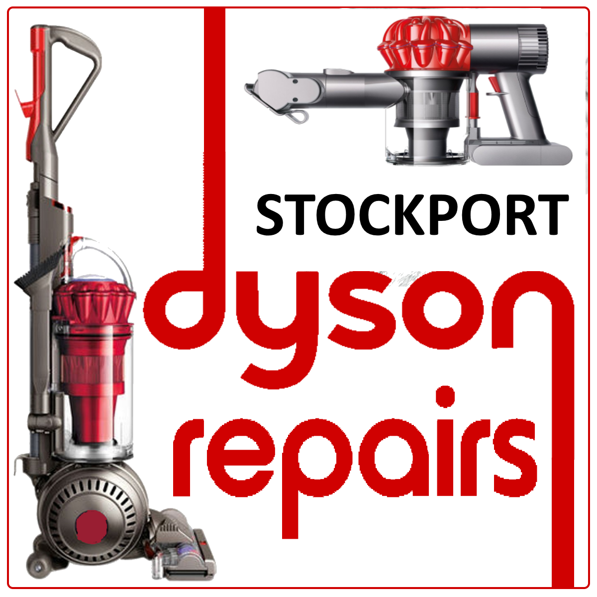 Dyson repairs Stockport logo